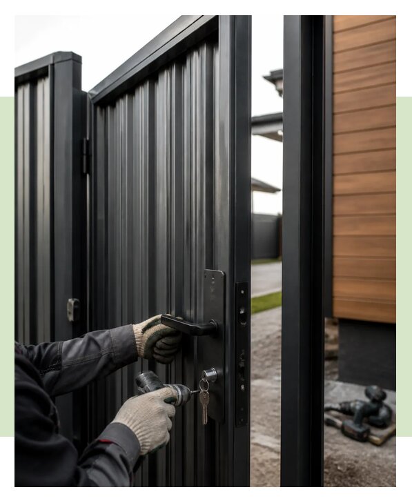 Изготовление и установка калитки для забора в Тутаеве